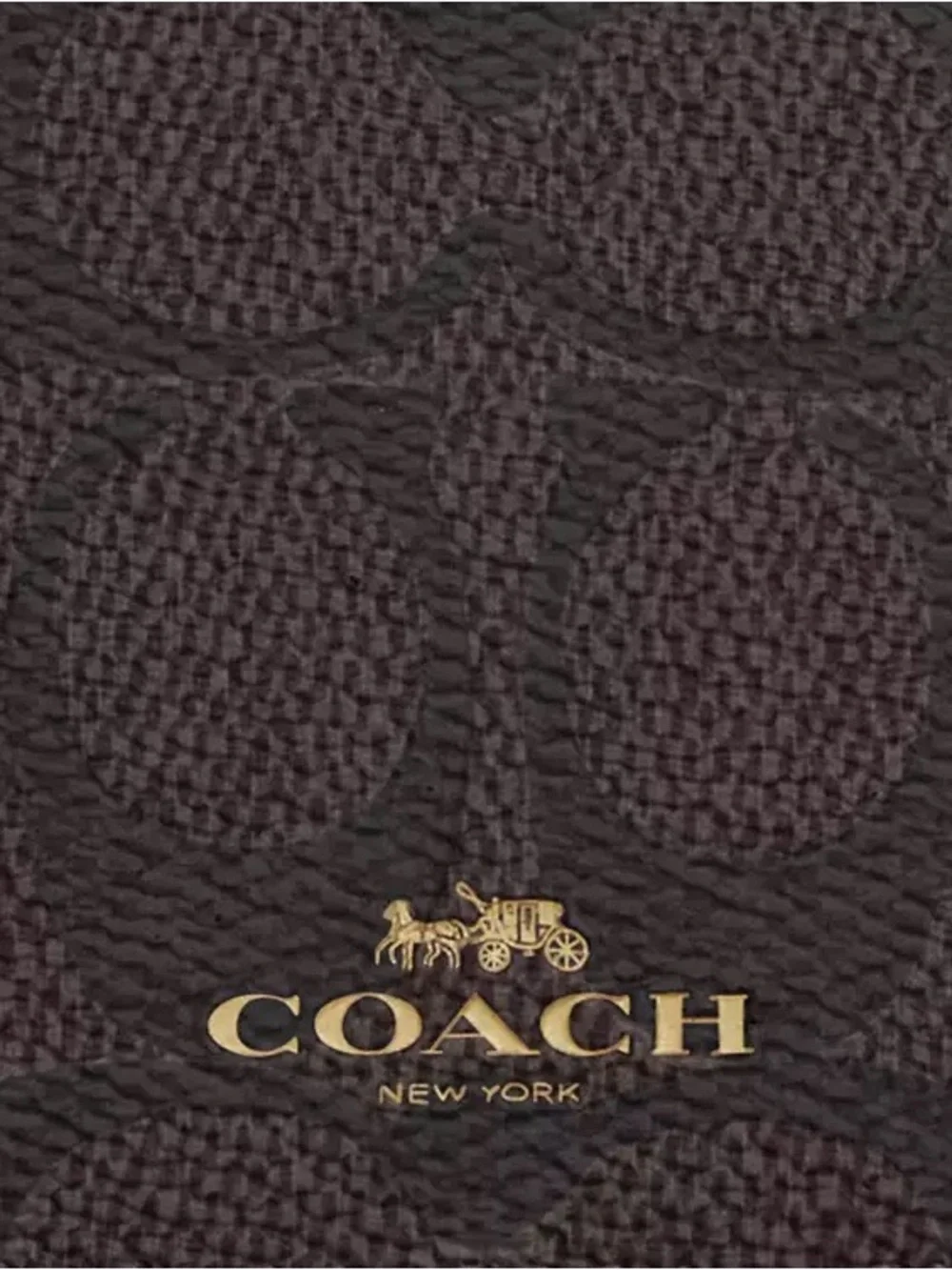 Coach Id Lanyard In Signaure Canvas NWT